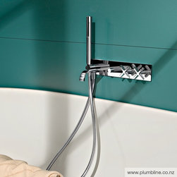 Riviera Wall Mount Bath/Shower Set - Bathtub and Shower Tap Sets