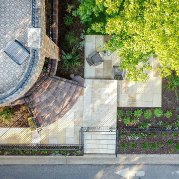 Historic Home Aerial View