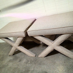 Custom X Benches - Footstools And Ottomans