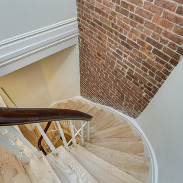Hoboken Brownstone Rebuilt Stairwell