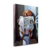 "Dog Gone Funny" By Lucia Heffernan, Giclee Print on Gallery Wrap Canvas