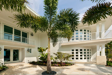 Tropical exterior in Tampa.