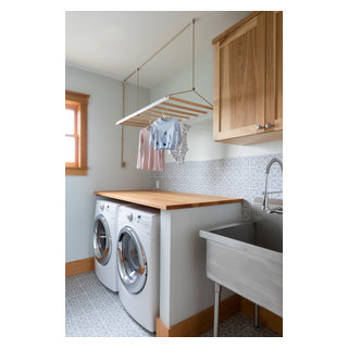 Ballard Second-Story Addition - Transitional - Laundry Room - Seattle ...