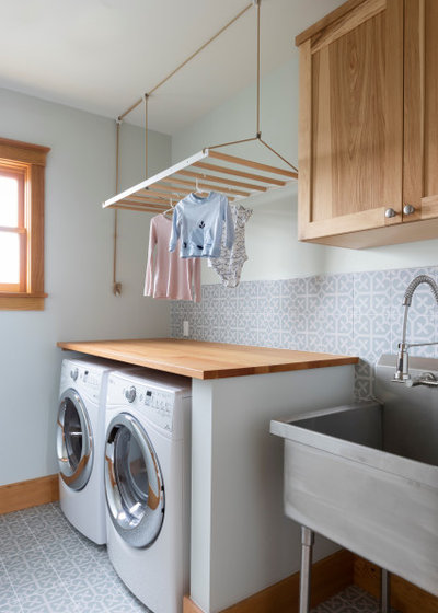 Transitional Utility Room by Jackson Design Build