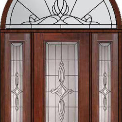 Prehung Sidelites-Transom Door 80 Fiberglass Marsais Full Lite Glass - Front Doors
