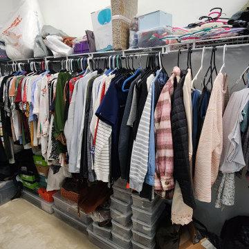 Master Walk-in Closet - Before