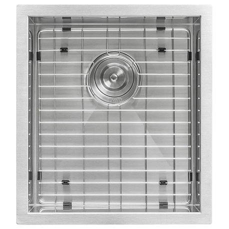 Bar Sink 16" Undermount 16 Gauge Single Bowl