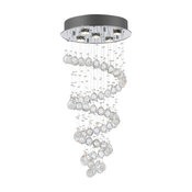 Modern Chandelier Rain Drop Crystal Ball Ceiling Lamp