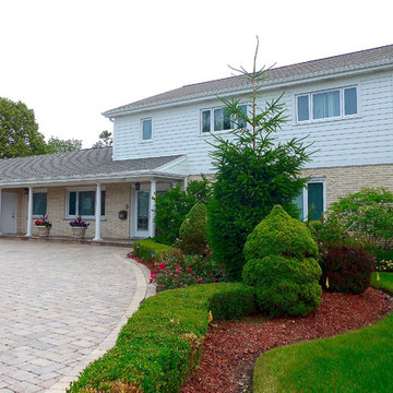 Park Ridge, IL James Hardie Siding Remodel Arctic White Split Level
