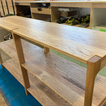 Tv console bookshelf