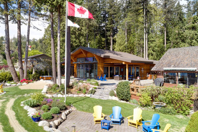 Beach style exterior home photo in Vancouver