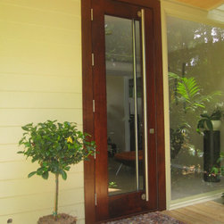 Mahogany Square Impact Doors - Front Doors