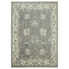 Rug N Carpet - Handwoven Oriental 9' 11" x 13' 11" Unique Beige Oushak Rug