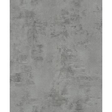 4015-426328 Osborn Distressed Texture Vinyl Non Woven Wallpaper in Black Grey