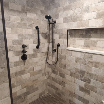 Custom shower finished