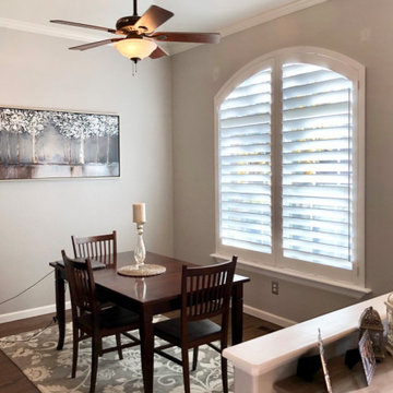 "Arch Top" Plantation Shutter applications