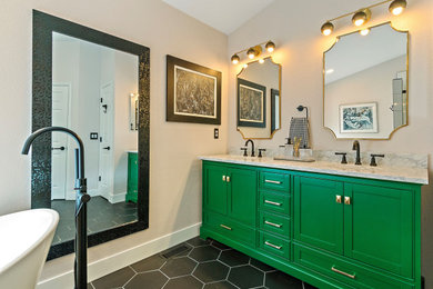 Inspiration for a modern home design remodel in Denver