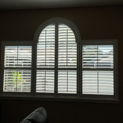 Custom specialty job Tampa/ After - Interior Shutters