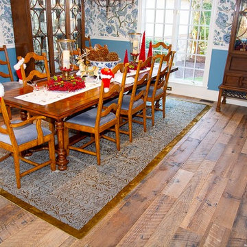 Reclaimed White Oak Barn Wood Floor in Bucks County, PA