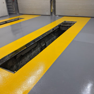 Quick Lube Polyaspartic floor