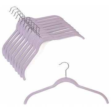 Slim-Line Lavender Shirt Hanger, Set of 20