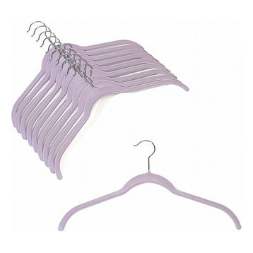 Slim-Line Lavender Shirt Hanger, Set of 20