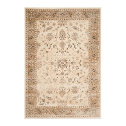 Vintage Stone/Caramel 6 ft. 7 in. x 9 ft. 2 in. Area Rug - Area Rugs