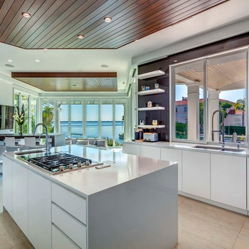 Sophisticated Island Style home with Contemporary Interiors on Longboat Key