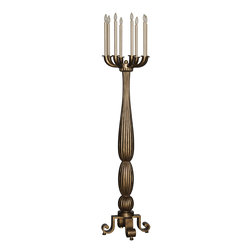 GILANI - Palazzo Floor Candelabrum (8 Arms) - Floor Lamps