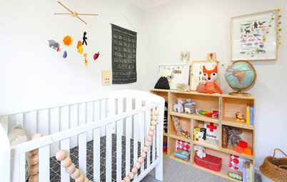 Chambre de bébé de la Semaine : Un espace ludique et arty
