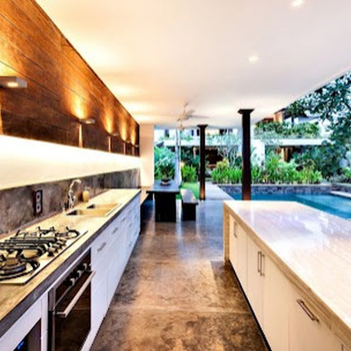 Kitchen with healthy lighting