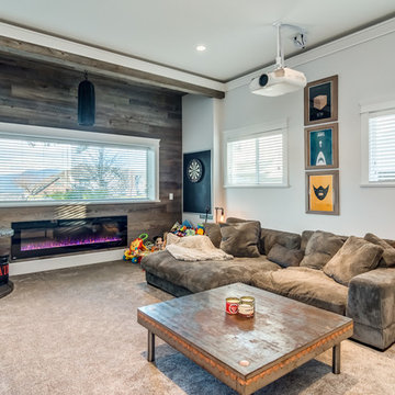 Home Addition in Surrey – Rec Room