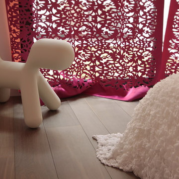 Matières Chambre Fillette Chien Puppy Maison contemporaine 380 M²