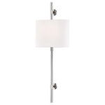Hudson Valley Lighting - Bowery 2-Light Wall Sconce, Polished Nickel - Features: