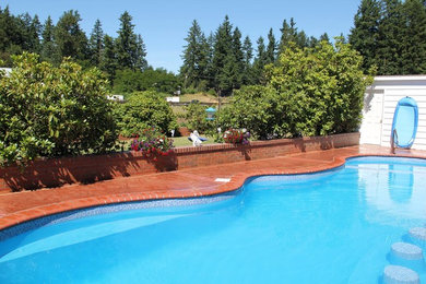 This is an example of a traditional pool in Seattle.