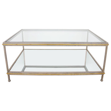 Adrius Champagne & Gold Coffee Table