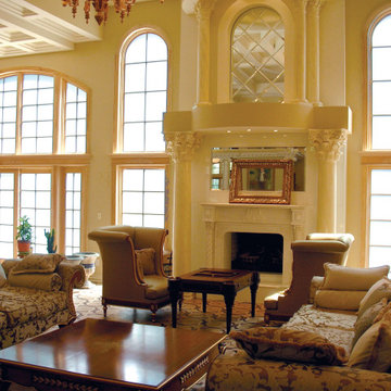 Segmented Arch Top Windows with Electronic Glass
