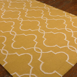 Grand Bazaar Over Dyed Area Rug- Gold - Area Rugs