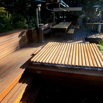 Hillside Hot Tub Deck