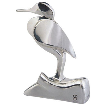 Silver Heron Sculpture Collection A42