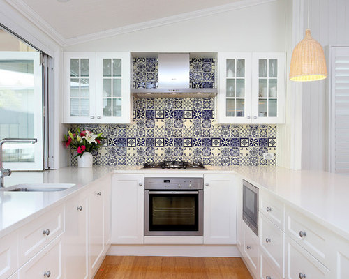 Blue And White Tile | Houzz