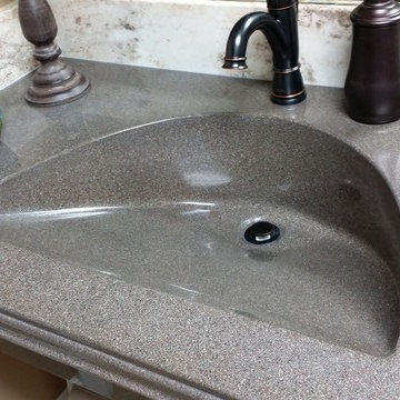 Integrated countertop sinks- ECLIPSE