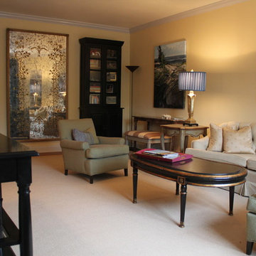 Before decorating, after renovation.