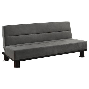 Capes Convertible Sofa, Microfiber Gray