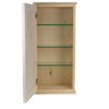 Sandalwood On the Wall Primed Cabinet 19.5h x 15.5w x 3.25d