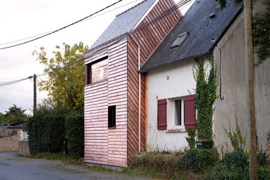 Inspiration pour une petite maison design.