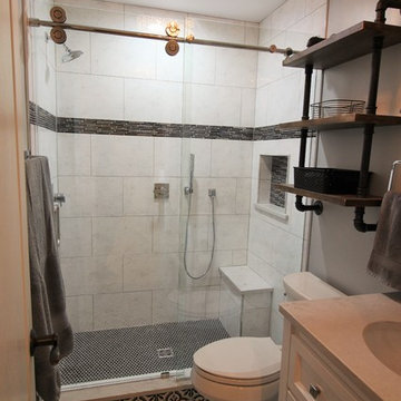 Modern Industrial Farmhouse Guest Bath