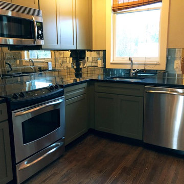 Mirror Tile Backsplash