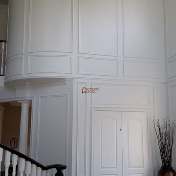 Classic Full Wall Wainscoting in a House, Toronto
