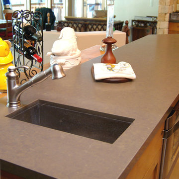 Lagos Blue CaesarStone Quartz Kitchen Countertops